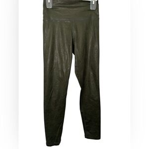 Aerie Offline Green The Hugger High-Rise Crackle Leggings Women's Size Medium M